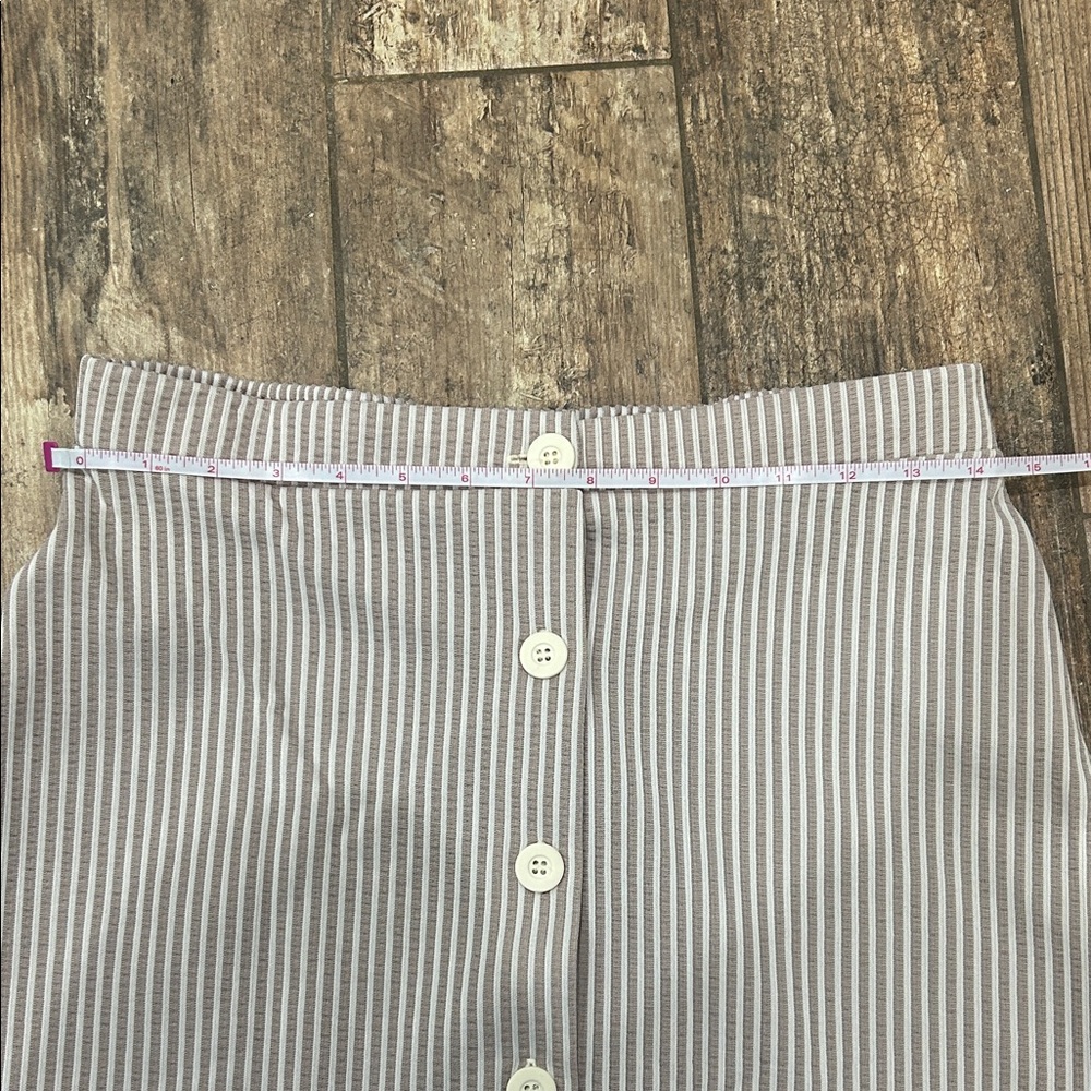 Vintage homemade Striped Button-Down Skirt - Picture 6 of 11